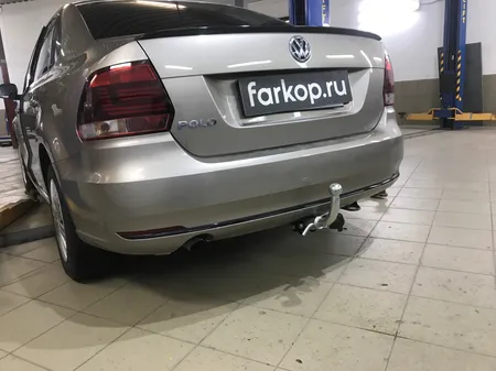 Фаркоп Лидер Плюс для Volkswagen Polo (седан) 2010-2020 V125-BA в Воронеж