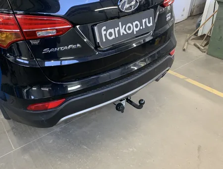 Фаркоп Лидер Плюс для Hyundai Santa Fe 2012-2018, (вкл.Grand) H224-A в Воронеж
