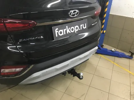 Фаркоп Лидер Плюс для Hyundai Santa Fe 2018-2022 Арт. H230-E H230-E в Воронеж