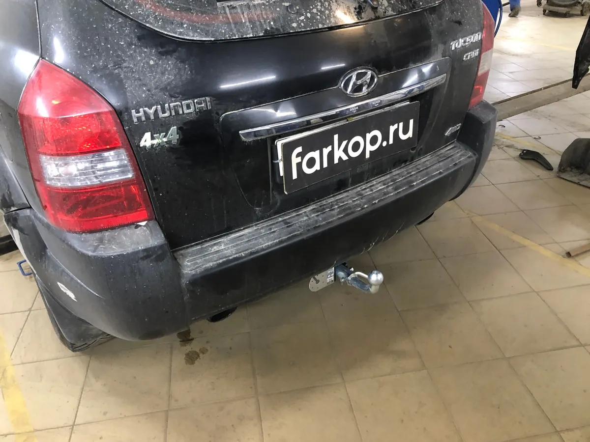 Фаркоп Лидер Плюс для Hyundai Tucson 2004-2010 H204-BA в Воронеж Фаркоп Лидер Плюс для Hyundai Tucson 2004-2010 H204-BA в Воронеж