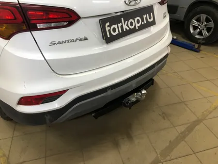 Фаркоп Лидер Плюс для Hyundai Santa Fe 2012-2018 H224-F в Воронеж