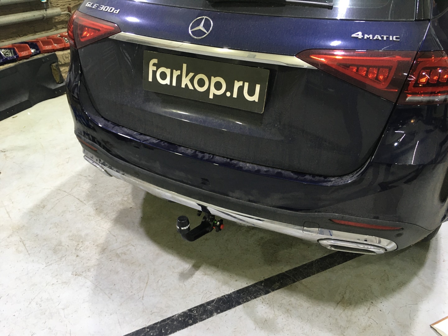 Установили фаркоп Westfalia для Mercedes GLE 2021 г.