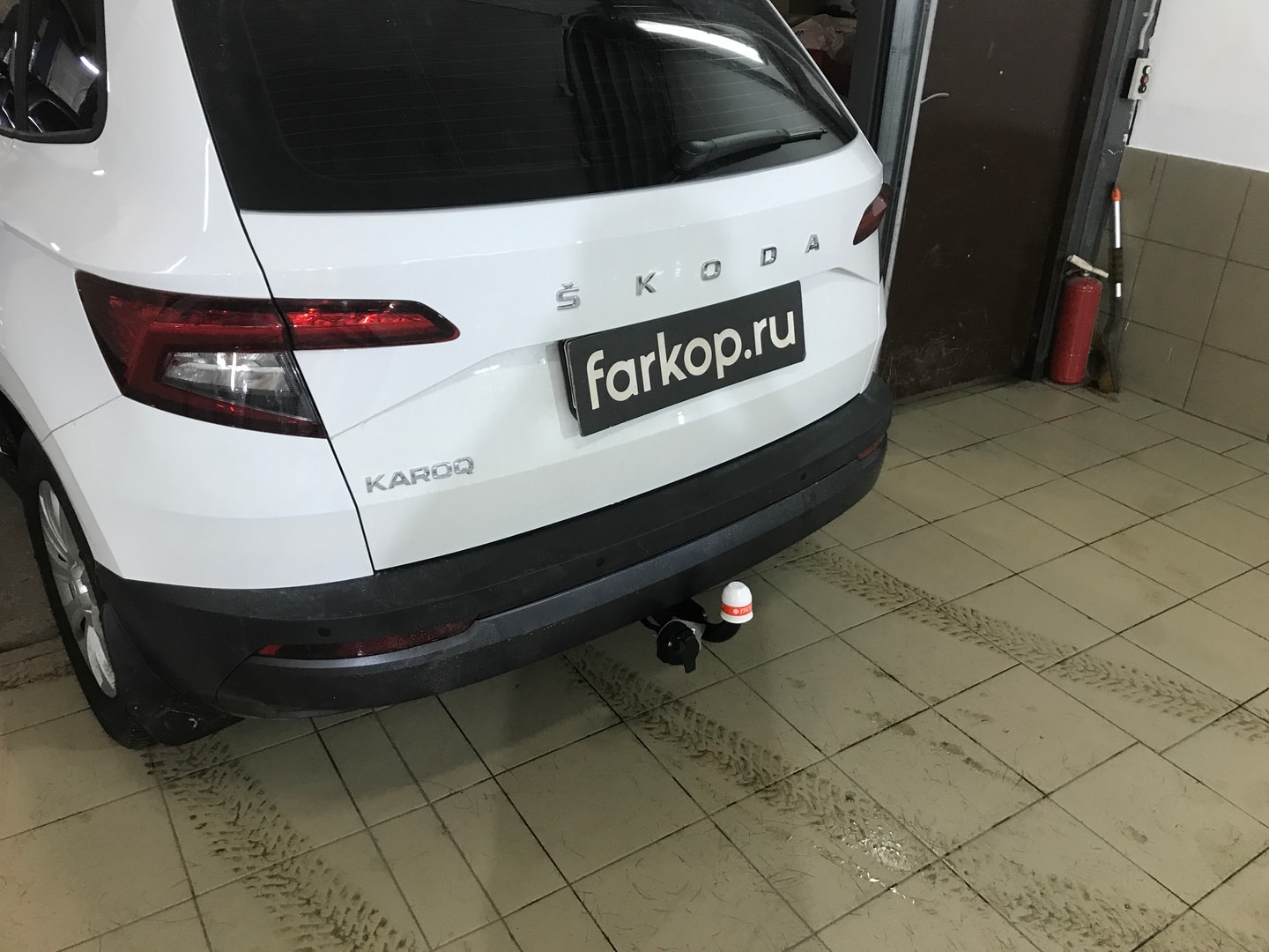 Установили фаркоп Трейлер для Skoda Karoq 2021 г.