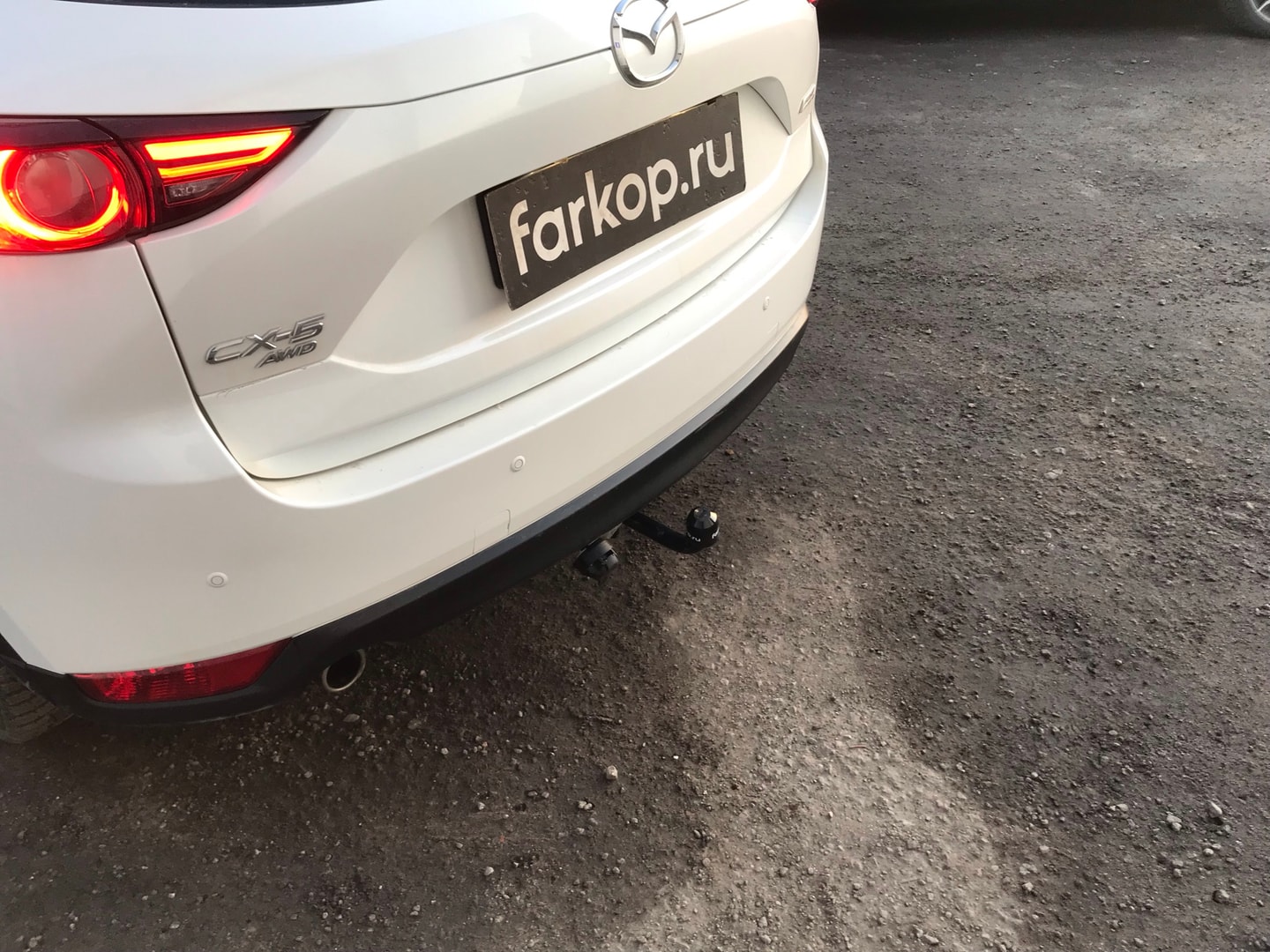 Установили фаркоп Лидер Плюс для Mazda CX-5 2019 г. Установили фаркоп Лидер Плюс для Mazda CX-5 2019 г.