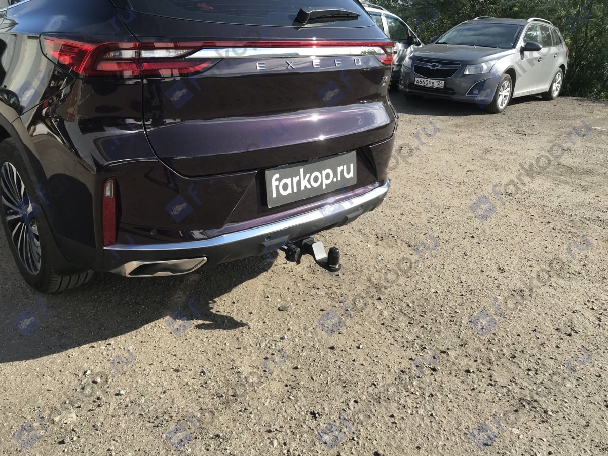 Установили фаркоп ТСС для Exeed TXL 2021 г.в. Установили фаркоп ТСС для Exeed TXL 2021 г.в.