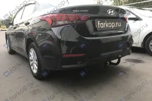 Установили фаркоп Лидер Плюс для Hyundai Solaris 2017 г.в.