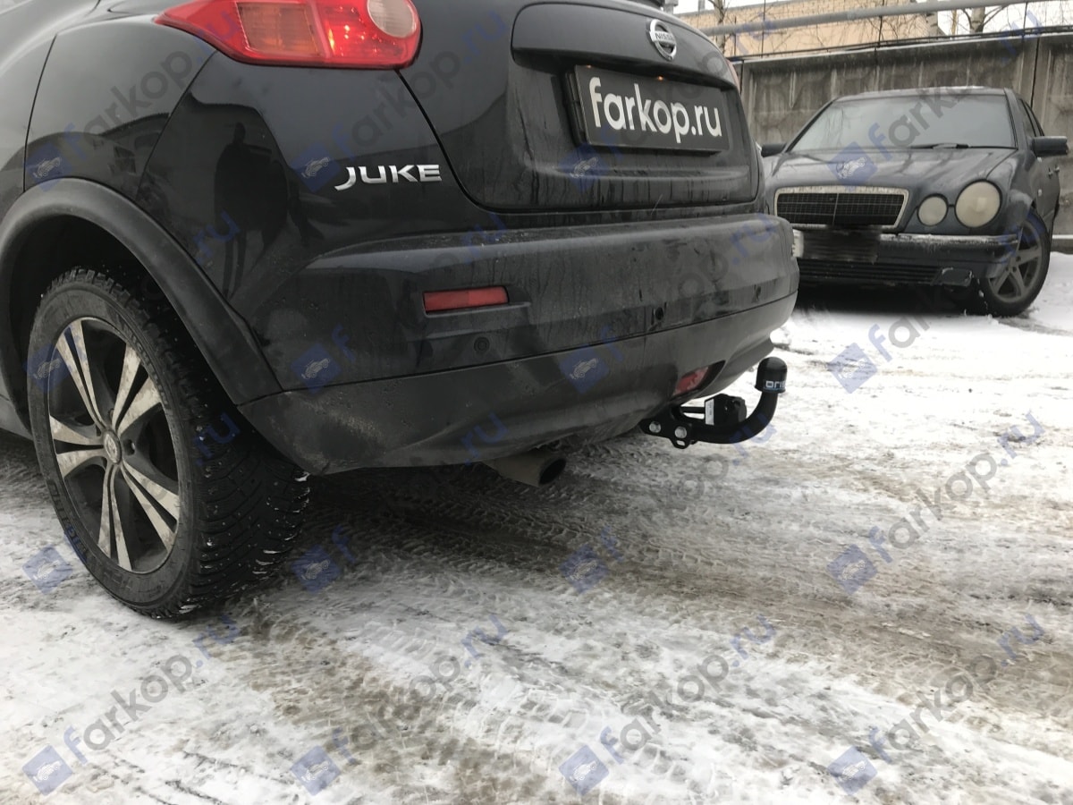 Установили фаркоп Oris для Nissan Juke 2011 г.в.
