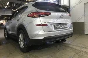 Установили фаркоп Лидер Плюс для Hyundai Tucson 2020 г.в.