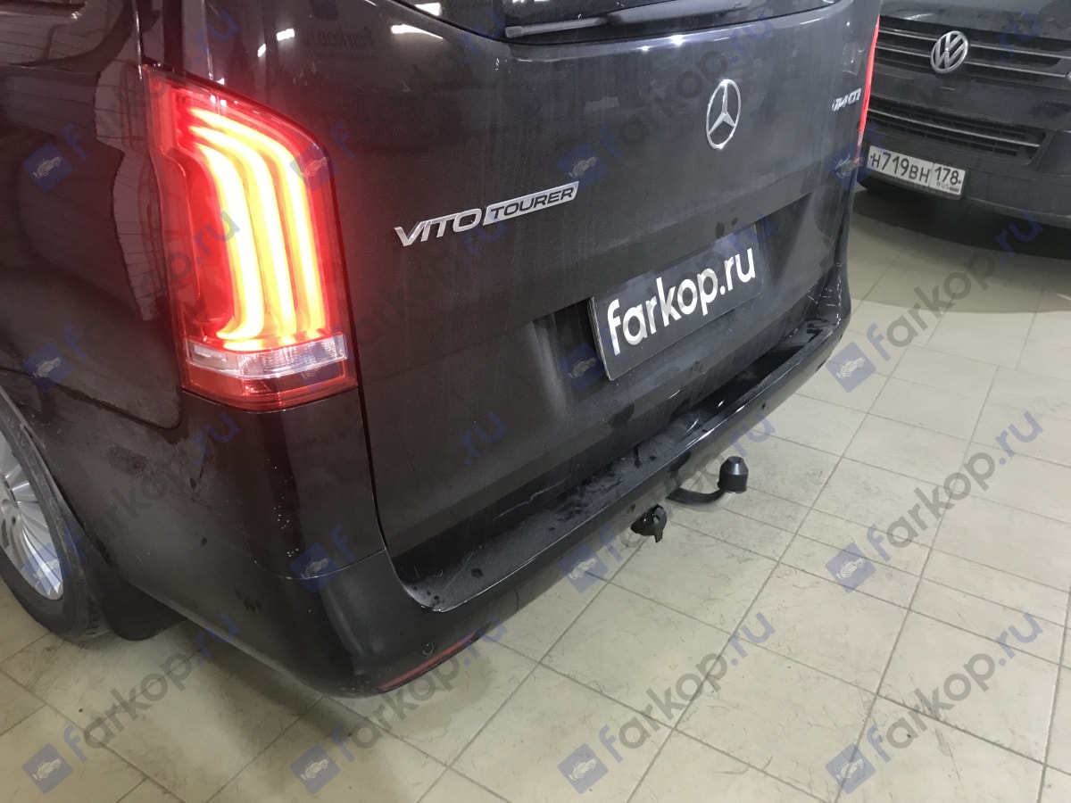 Установили фаркоп Galia для Mercedes Vito Tourer 2019 г.в. Установили фаркоп Galia для Mercedes Vito Tourer 2019 г.в.