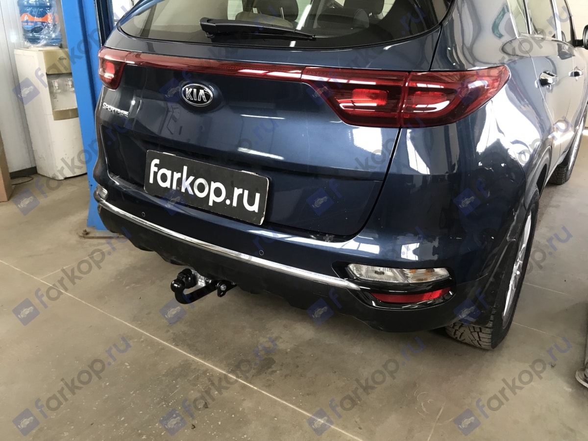 Установили фаркоп Лидер Плюс для Kia Sportage 2021 г.в. Установили фаркоп Лидер Плюс для Kia Sportage 2021 г.в.