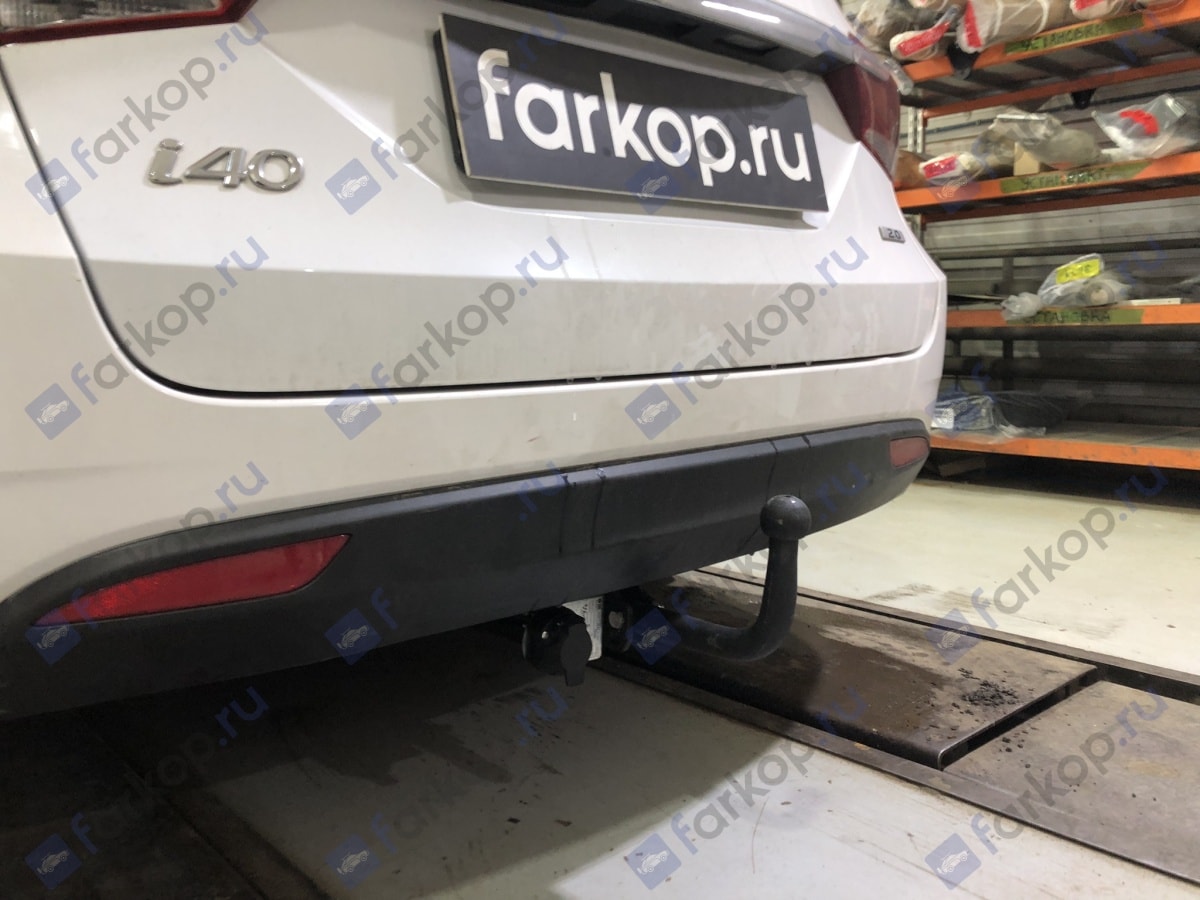 Установили фаркоп AvtoS для Hyundai i40 2016 г.в. Установили фаркоп AvtoS для Hyundai i40 2016 г.в.