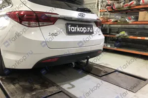 Установили фаркоп AvtoS для Hyundai i40 2016 г.в.
