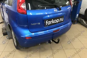 Установили фаркоп Лидер Плюс для Nissan Note 2007 г.в.