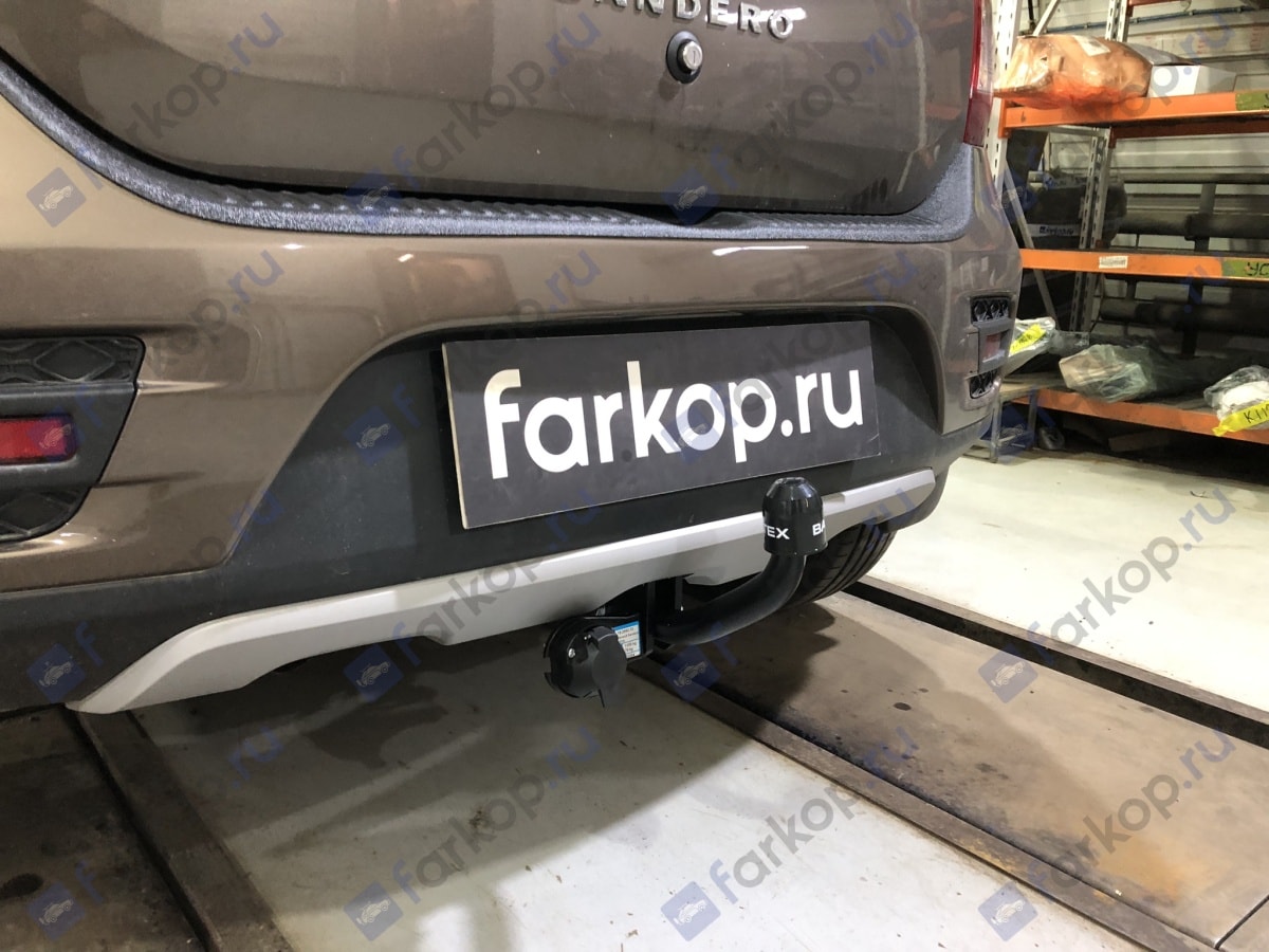 Установили фаркоп Baltex для Renault Sandero Stepway 2021 г.в. Установили фаркоп Baltex для Renault Sandero Stepway 2021 г.в.