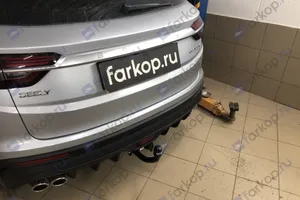 Установили фаркоп Oris для Geely Coolray 2021 г.в.