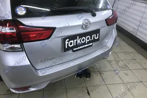 Установили фаркоп Уникар для Toyota Corolla Fielder 2018 г.