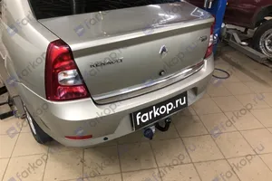 Установили фаркоп Лидер Плюс для Renault Logan (седан) 2011 г.в.