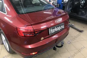 Установили фаркоп Steinhof для Audi A4 2016 г.в.