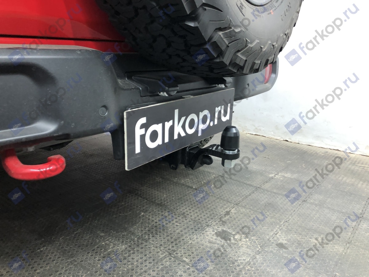 Установили фаркоп TowRus для Jeep Wrangler 2023 г.в.