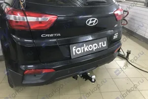 Установили фаркоп Лидер Плюс для Hyundai Creta 2016 г.в.