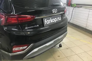 Установили фаркоп Galia для Hyundai Santa Fe 2018 г.в.