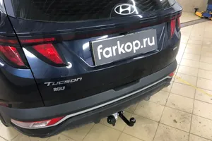 Установили фаркоп Лидер Плюс для Hyundai Tucson 2021-2025 г.в.